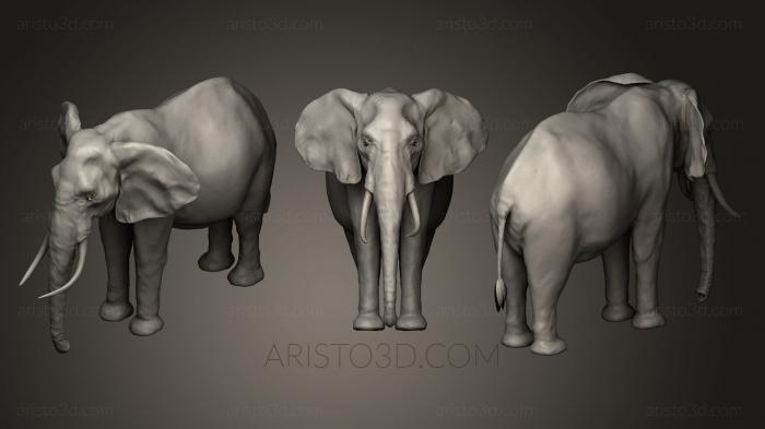 Animal figurines (STKJ_0144) 3D model for CNC machine
